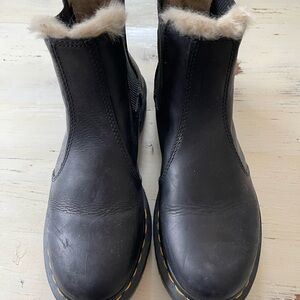 Doc Marten Black Leather Women's Boots US7